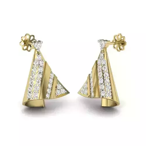 Women earrings 3dm render detail 3D print model