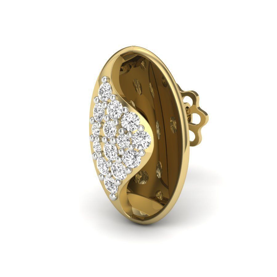 Women earrings 3dm render detail 3D print model 3D print model_2