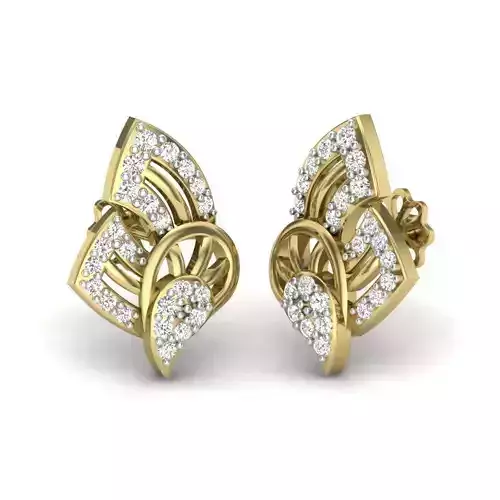 Women earrings 3dm render detail 3D print model