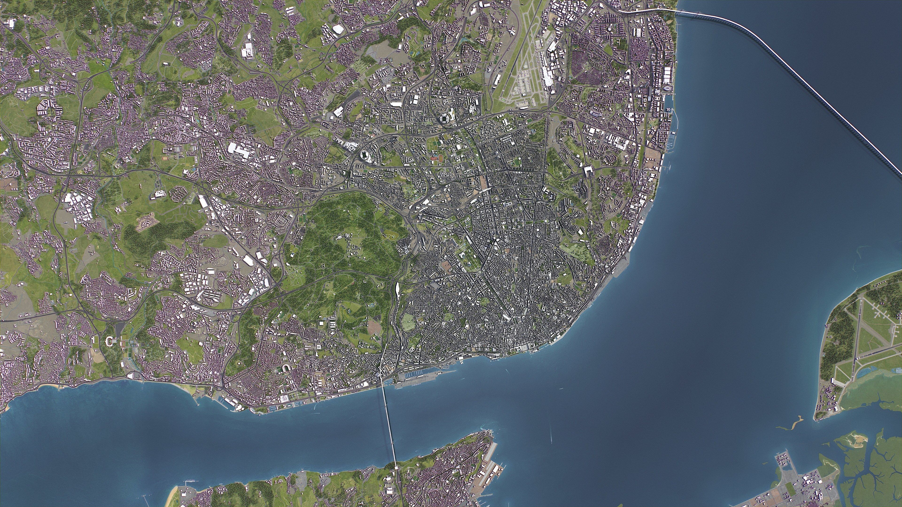 Lisbon - 3D City Model Low-poly 3D model_26