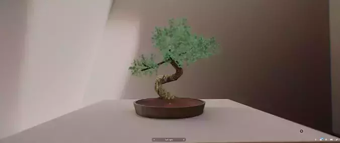 VR Zen Showroom and Art Gallery 2019 Low-poly 3D model