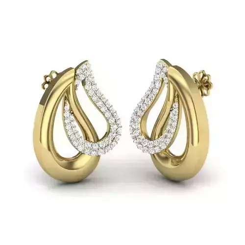Women earrings 3dm render detail 3D print model