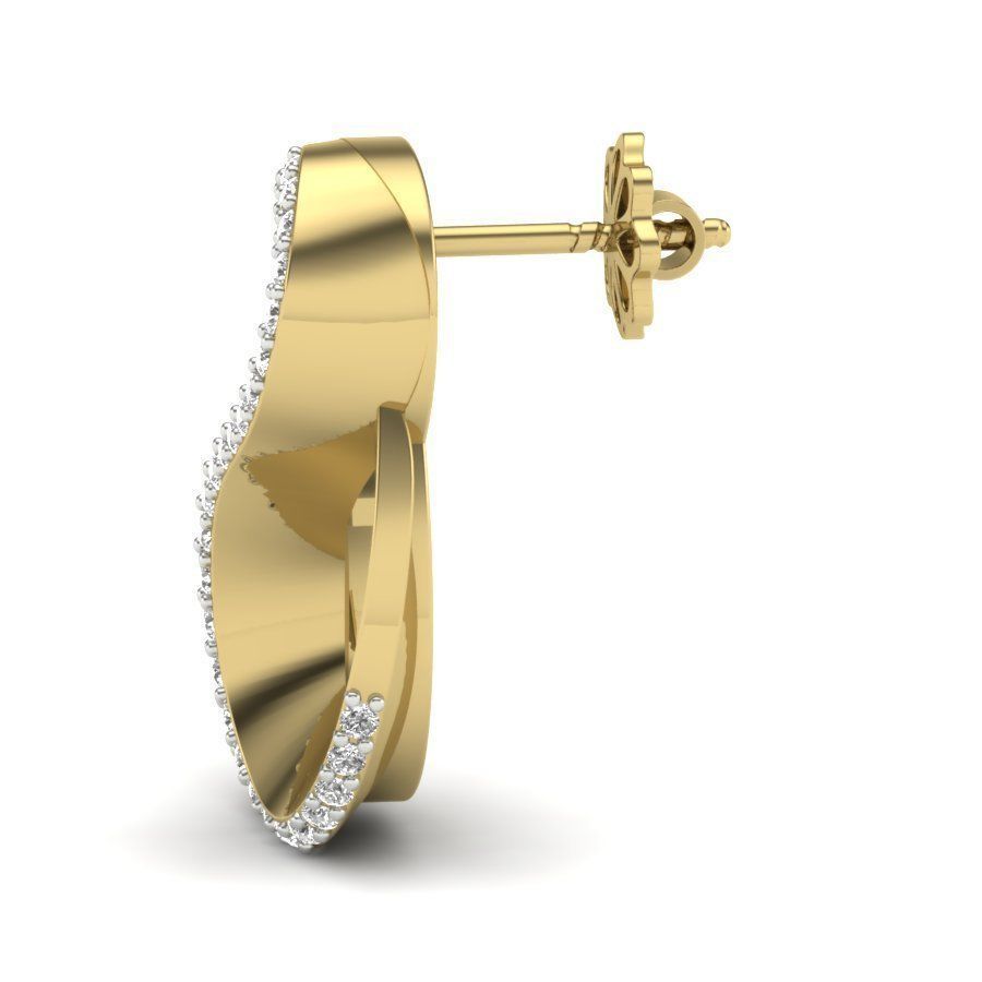 Women earrings 3dm render detail 3D print model 3D print model_3