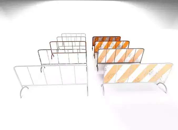 roadblock set metal frame