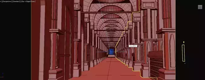 Colonial Type Hallway