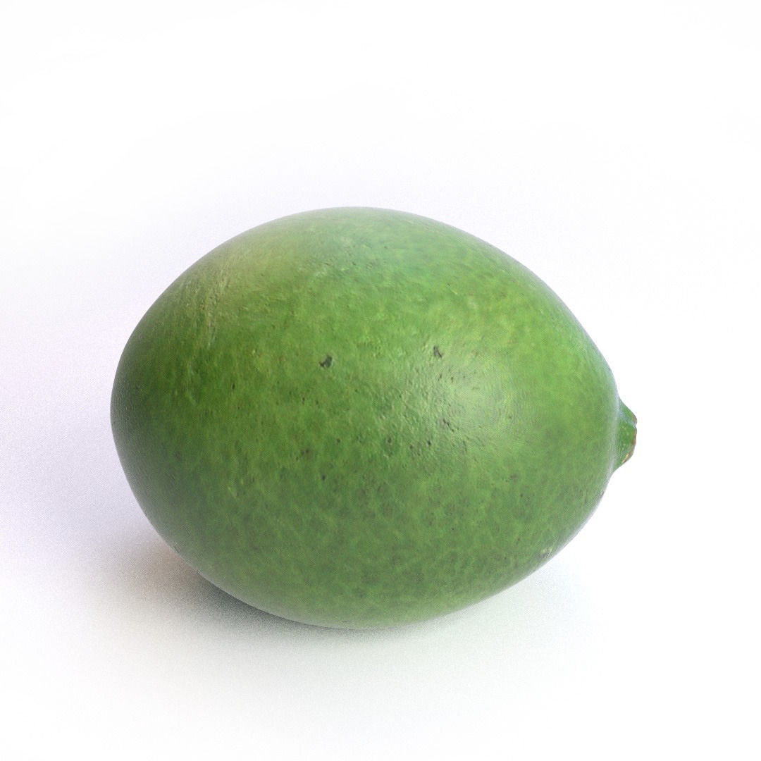 Realistic Lime mango 3D model_1