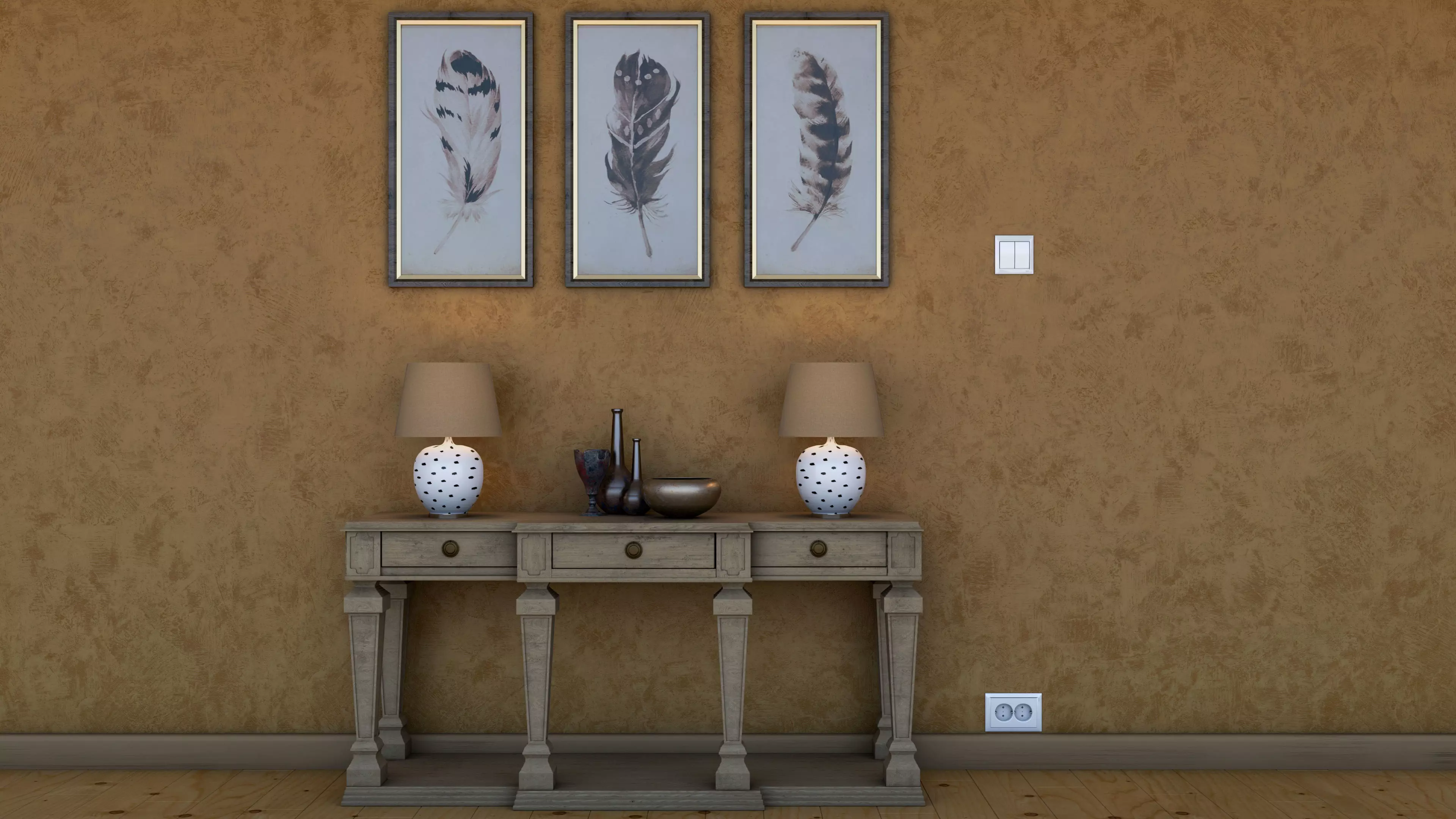 Interior Hallway 3D model