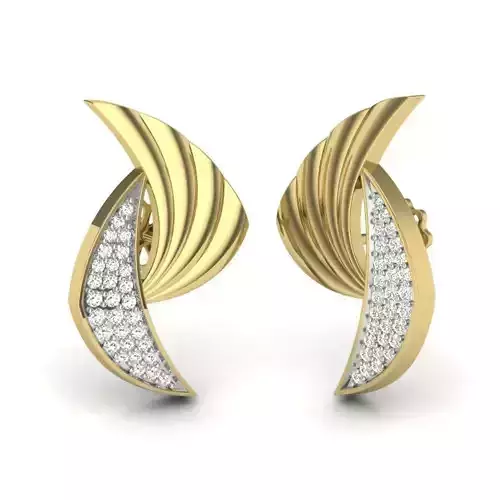 Women earrings 3dm render detail 3D print model