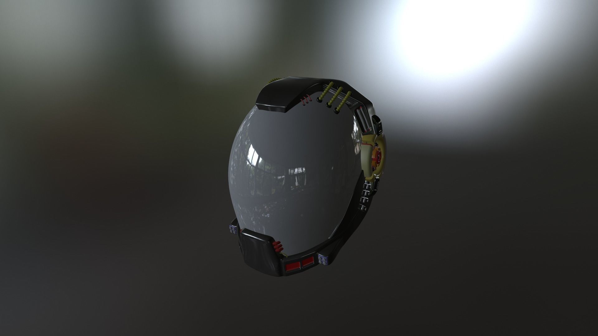 sci fi helmet Free 3D model_10