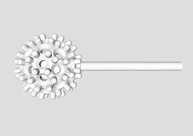Ball earring 3D print model
