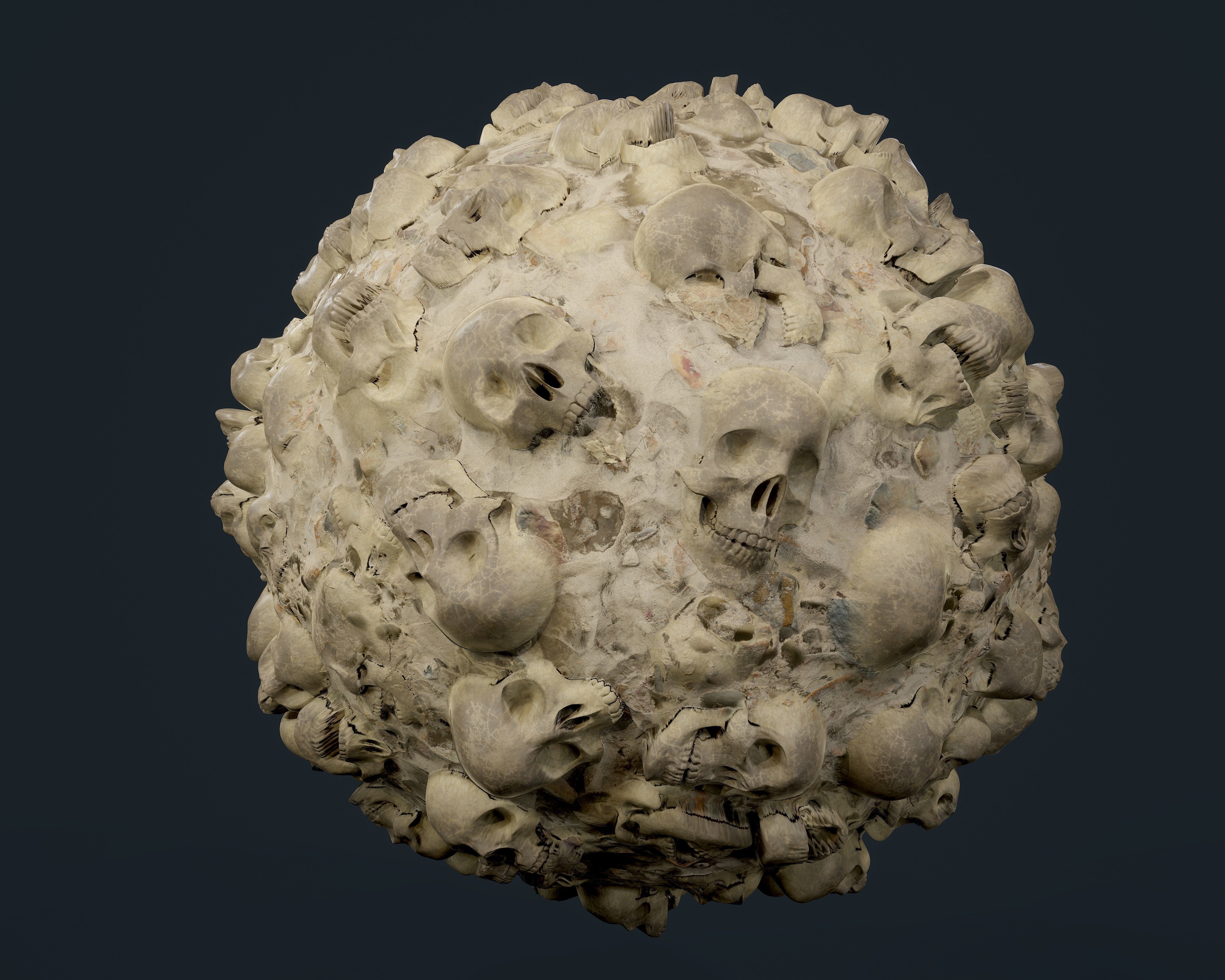 30 Skulls Seamless PBR Texture Pack Texture_1