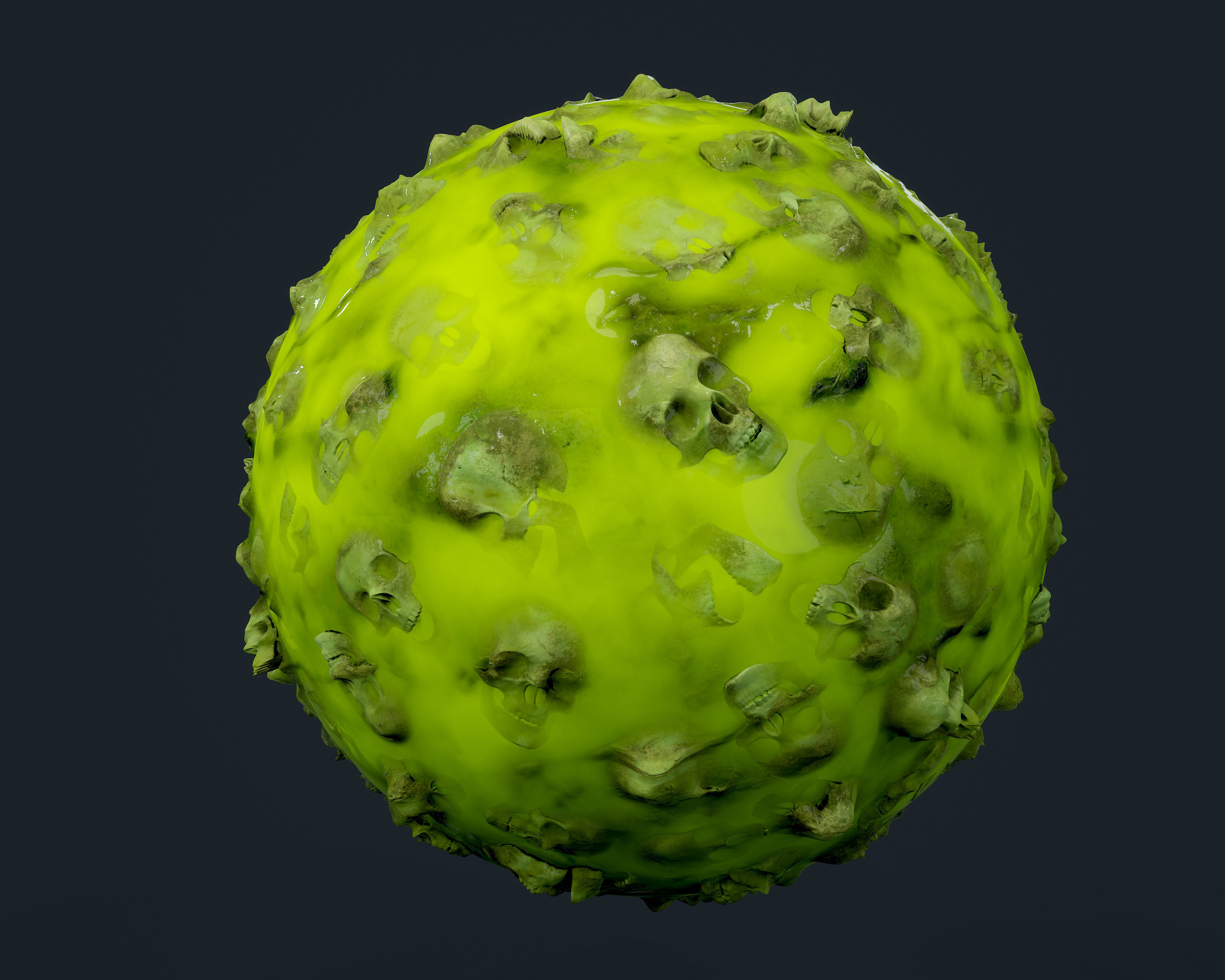 30 Skulls Seamless PBR Texture Pack Texture_6