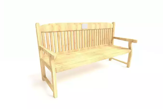 Wooden Bench - Oak