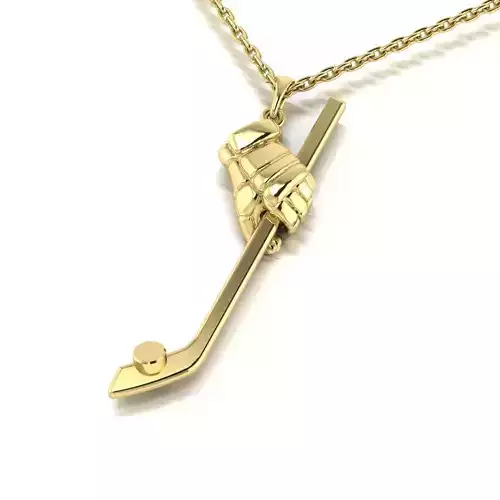 Pendant hockey stick