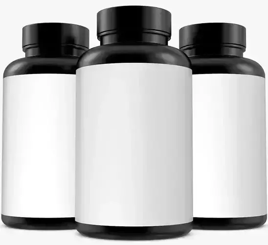 Supplement Bottle 3D Model 