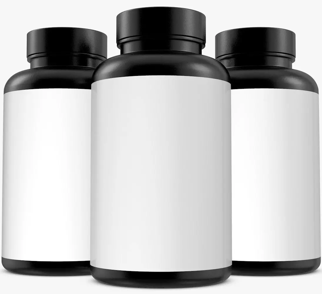 Supplement Bottle 3D Model  3D model_0