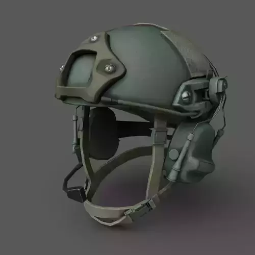 Helmet military Scifi ver 3 Low-poly 3D model Helmet military Scifi ver 3 Low-poly 3D model