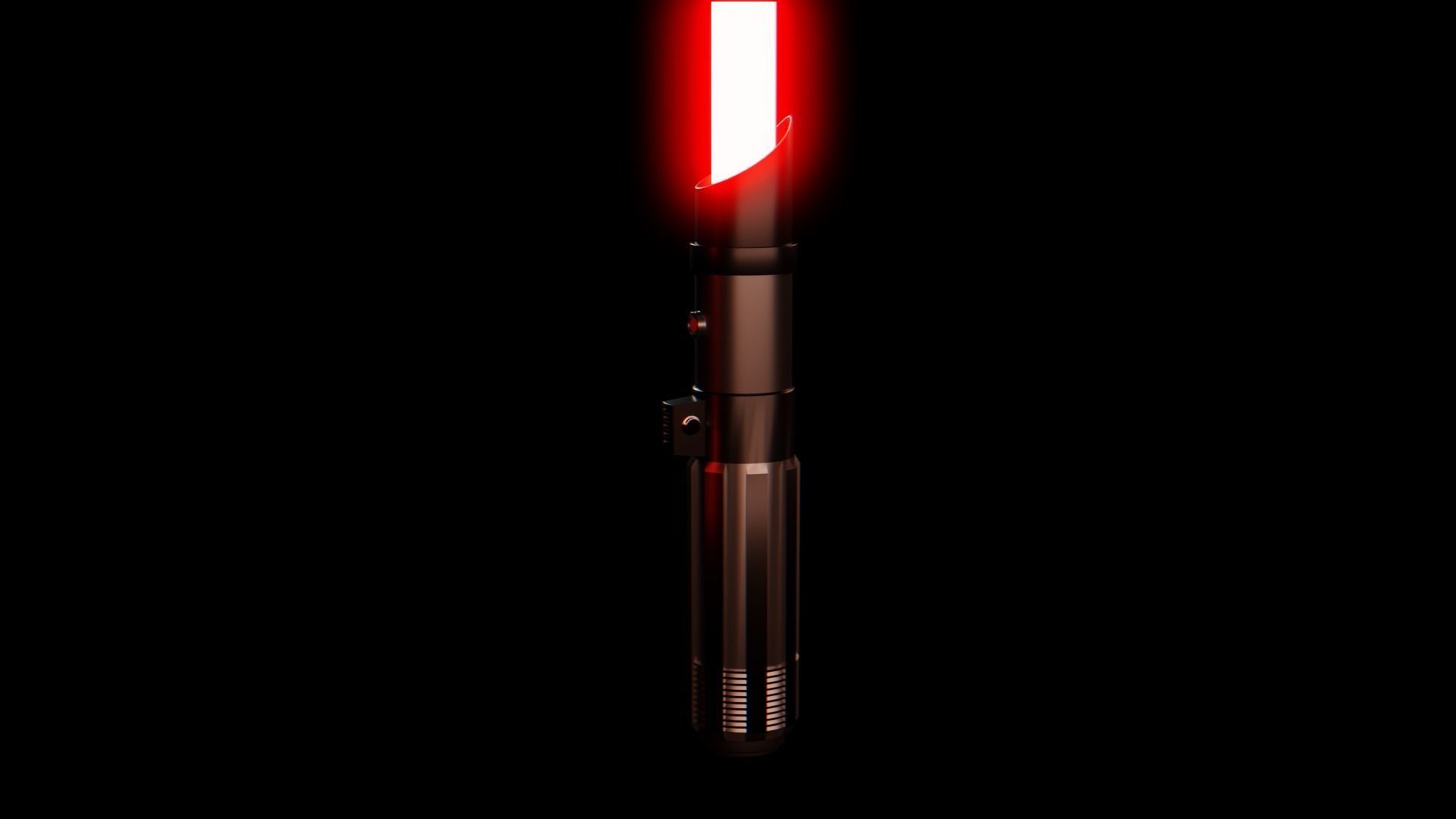 Custom Light Saber - Low Poly Low-poly 3D model_2