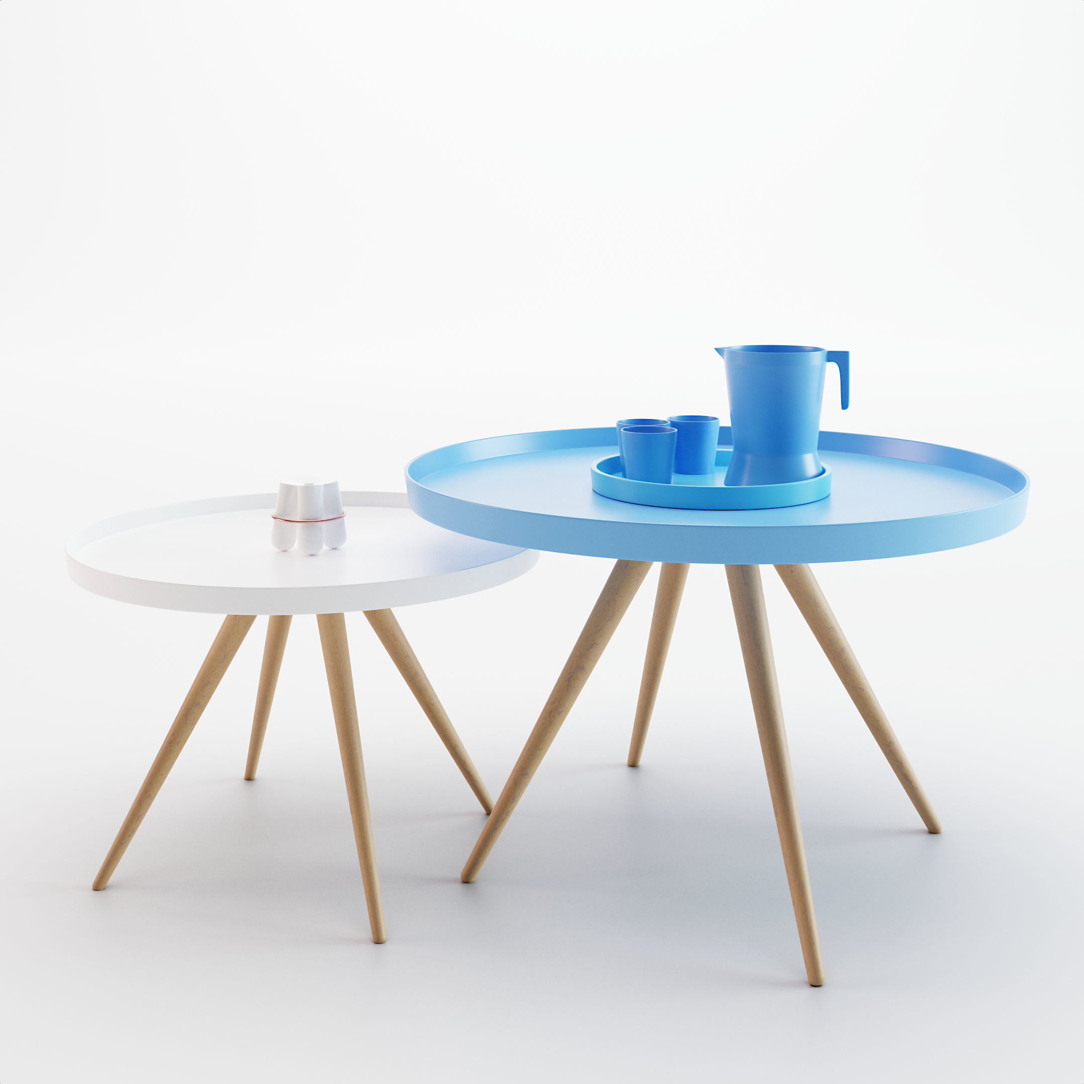 Tiny Tables Set 3D model_3