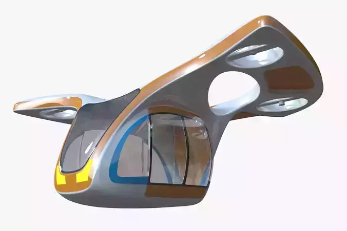 Passenger drone II 3D model