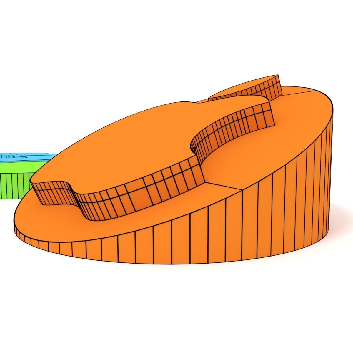 Apple Logo - 3 Versions 3D print model_5