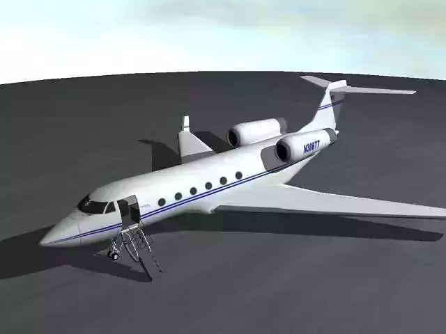Commercial Passenger Airplane 3D model