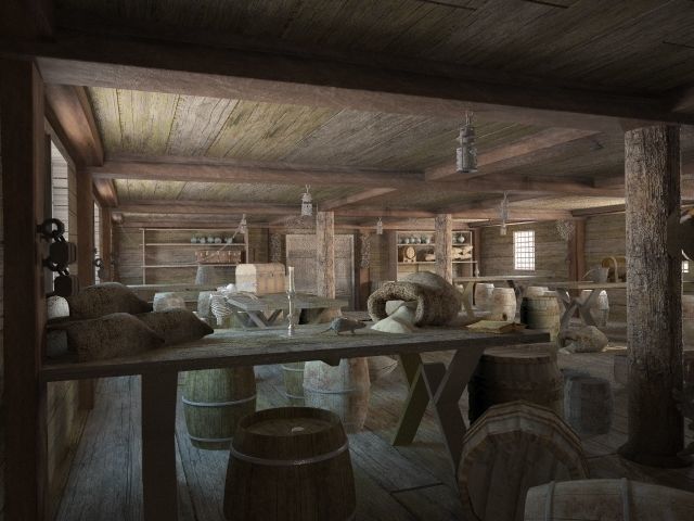 Wardroom pirate ship  3D model_2