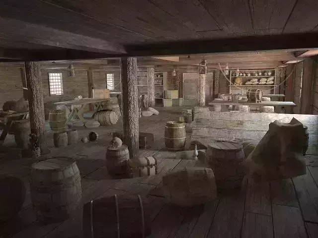 Wardroom pirate ship  3D model