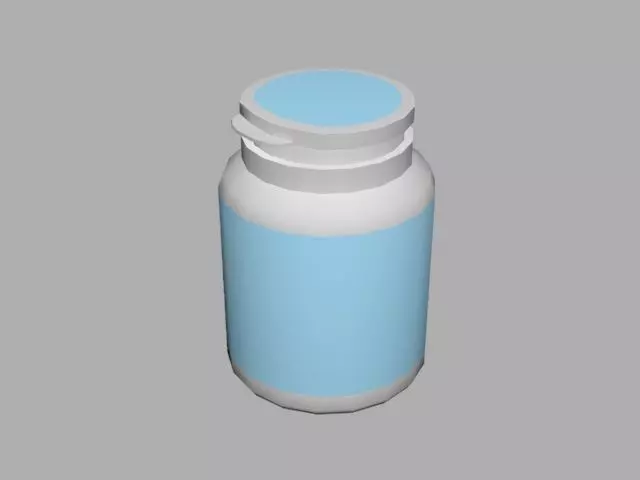 Plastic Box Free 3D model_0