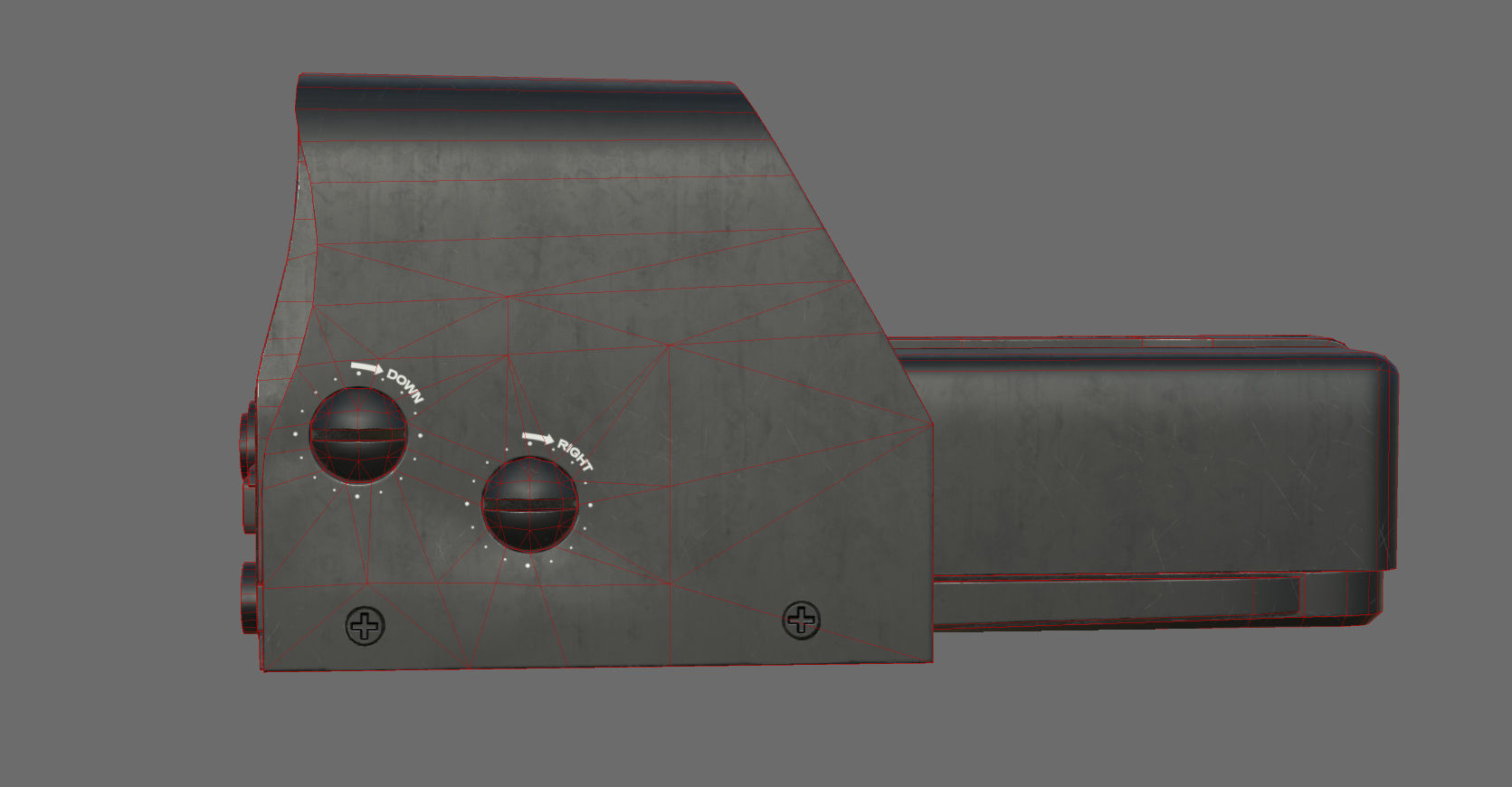 Weapon - Scope - 03 - HoloSight Low-poly 3D model_29