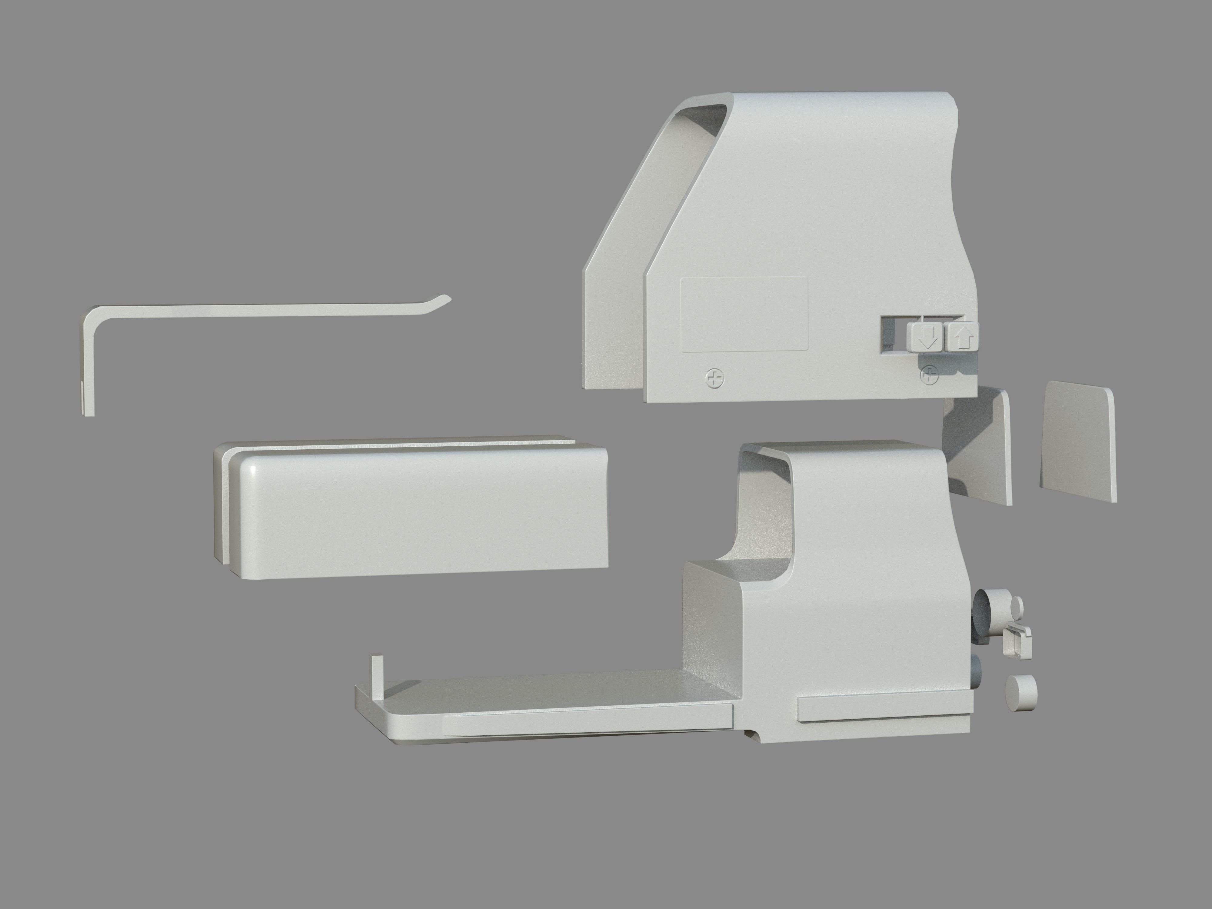 Weapon - Scope - 03 - HoloSight Low-poly 3D model_20