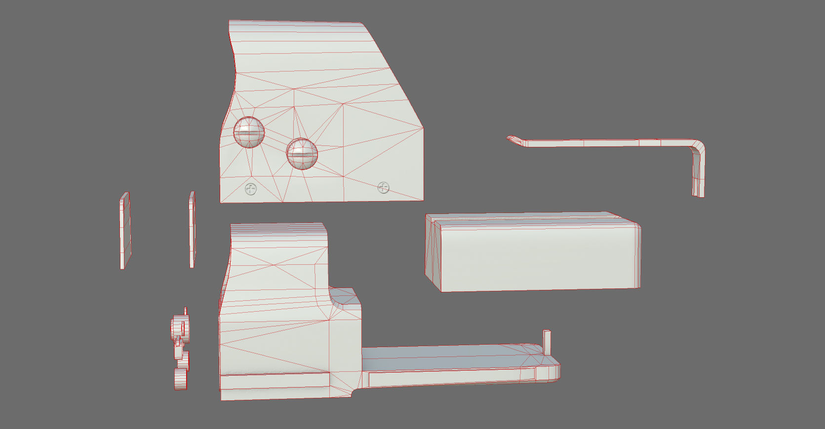 Weapon - Scope - 03 - HoloSight Low-poly 3D model_47