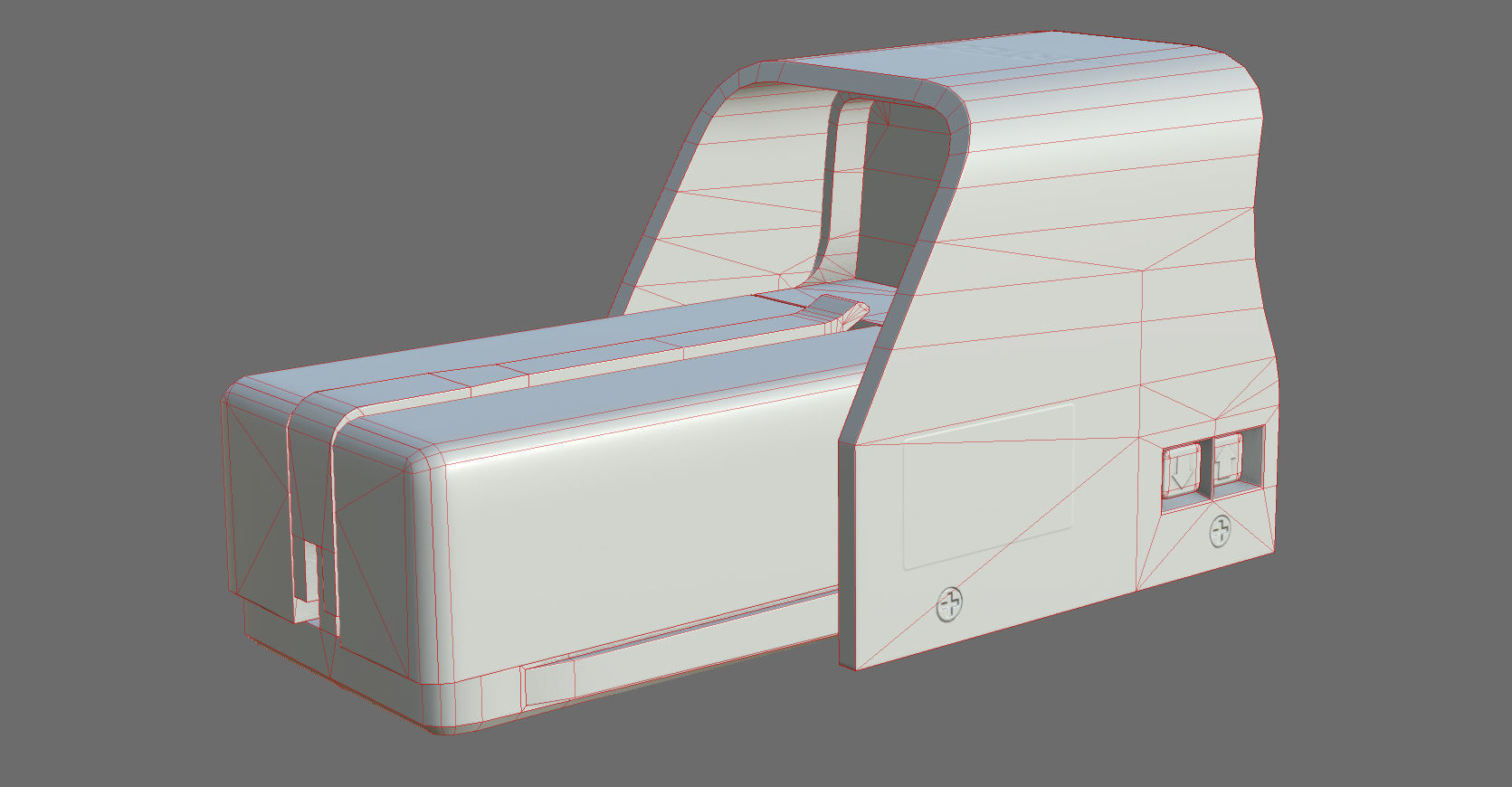 Weapon - Scope - 03 - HoloSight Low-poly 3D model_31