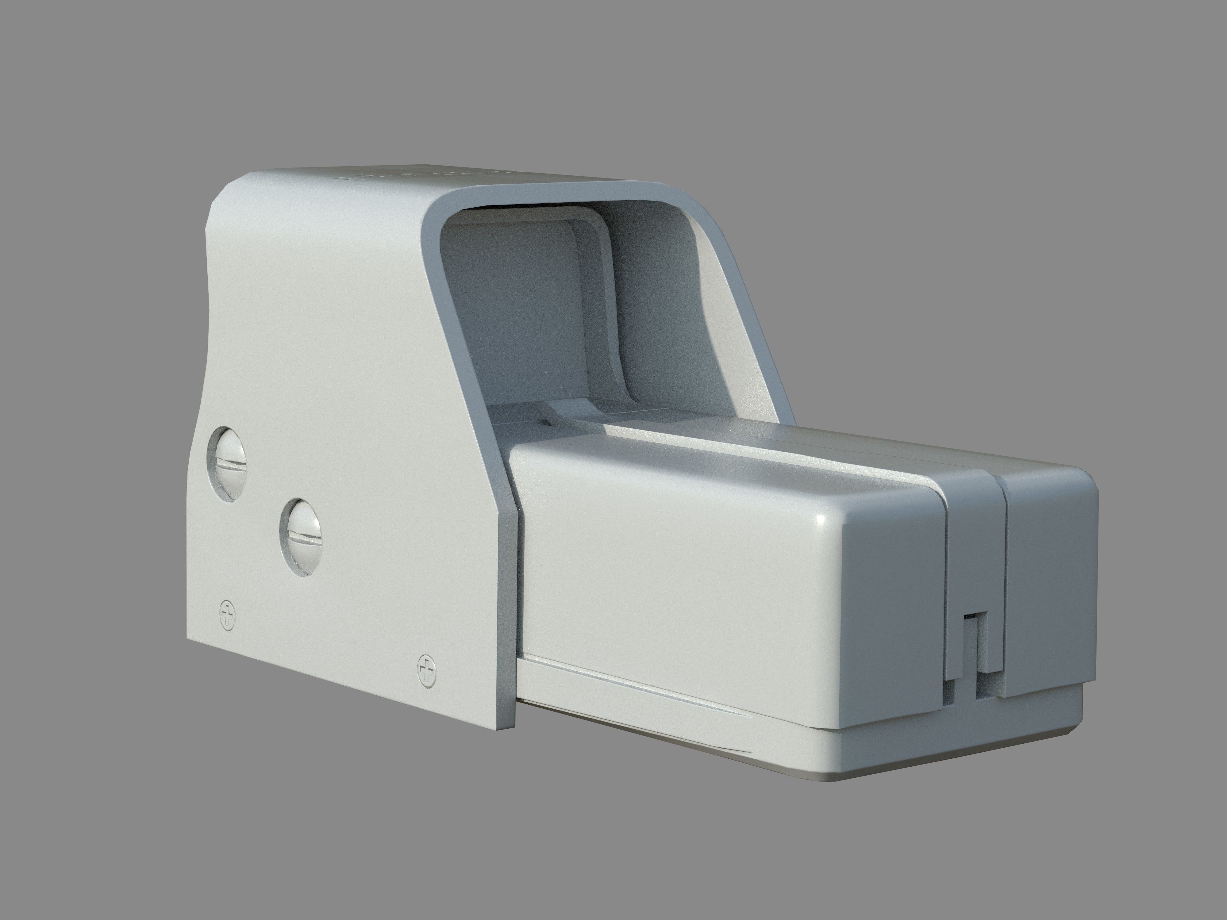 Weapon - Scope - 03 - HoloSight Low-poly 3D model_12