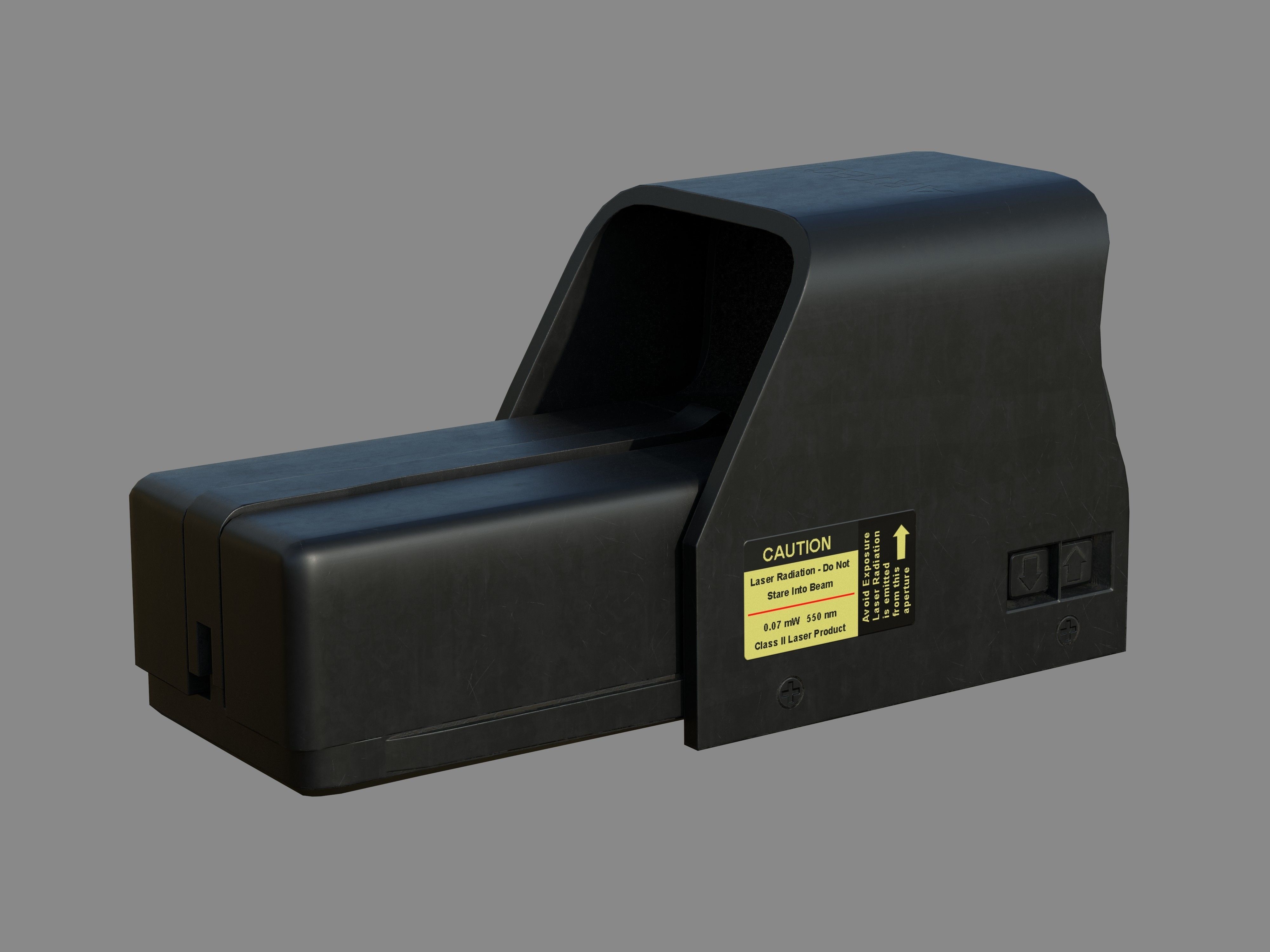 Weapon - Scope - 03 - HoloSight Low-poly 3D model_1