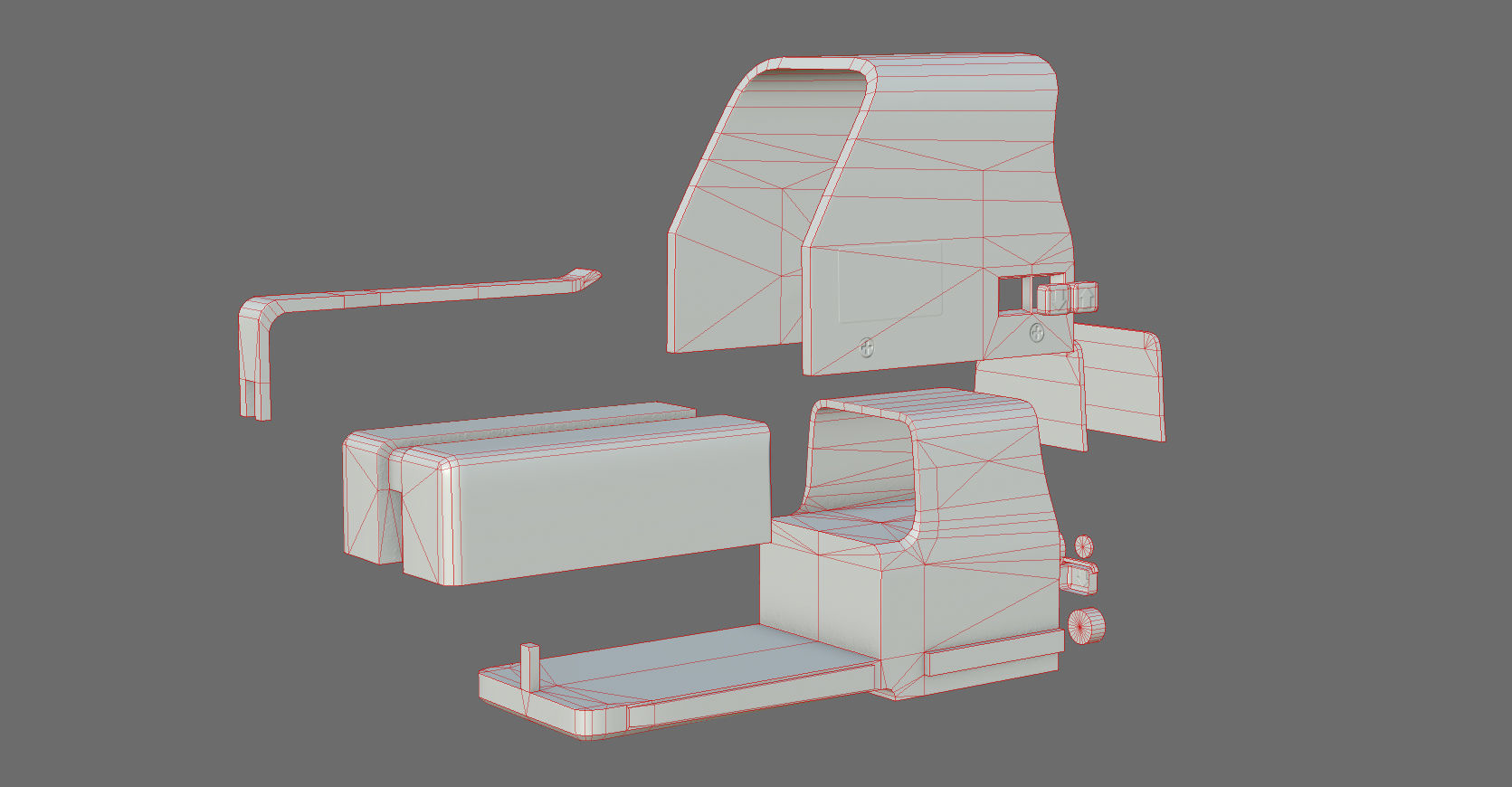 Weapon - Scope - 03 - HoloSight Low-poly 3D model_43