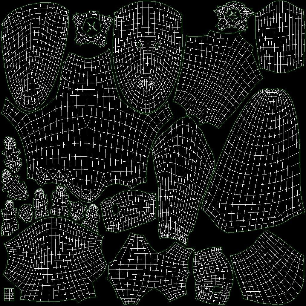 David Crocodile Statue 3D model_9