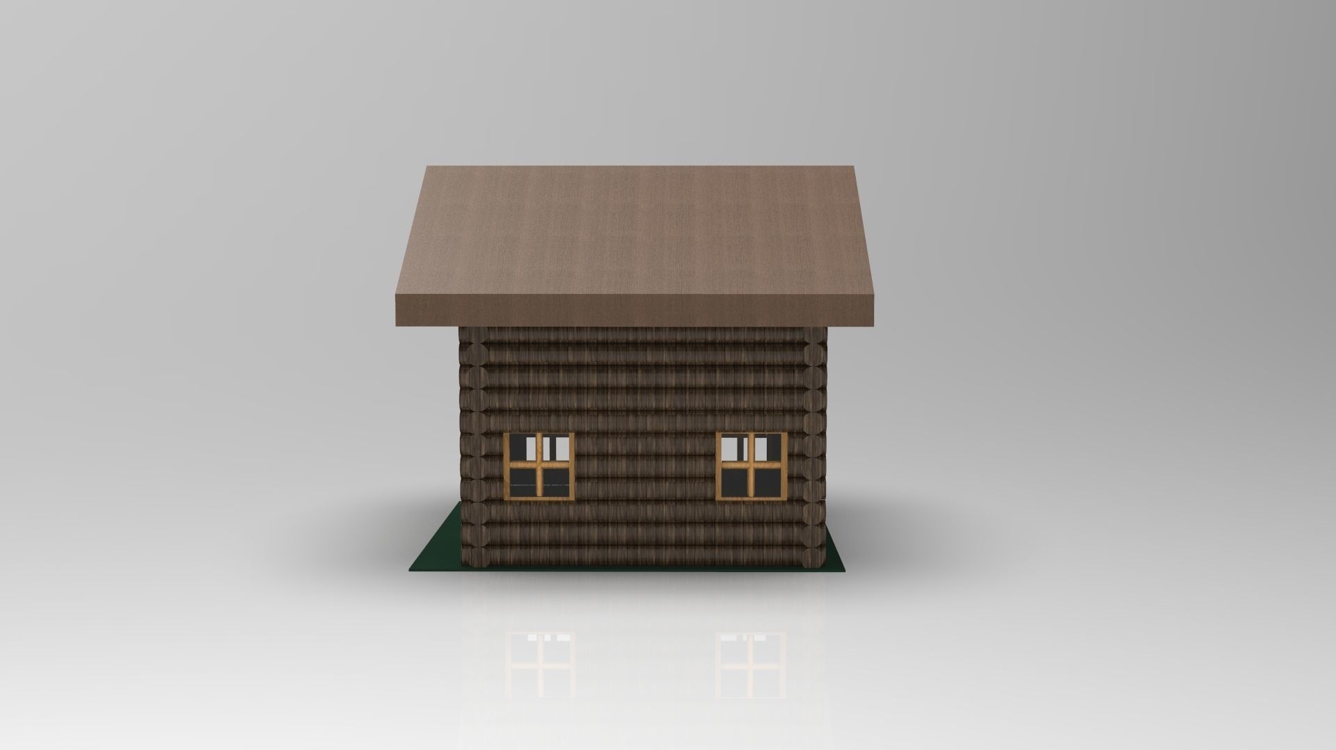 Log Cabin 3D print model_7