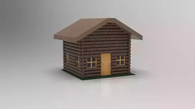 Log Cabin 3D print model
