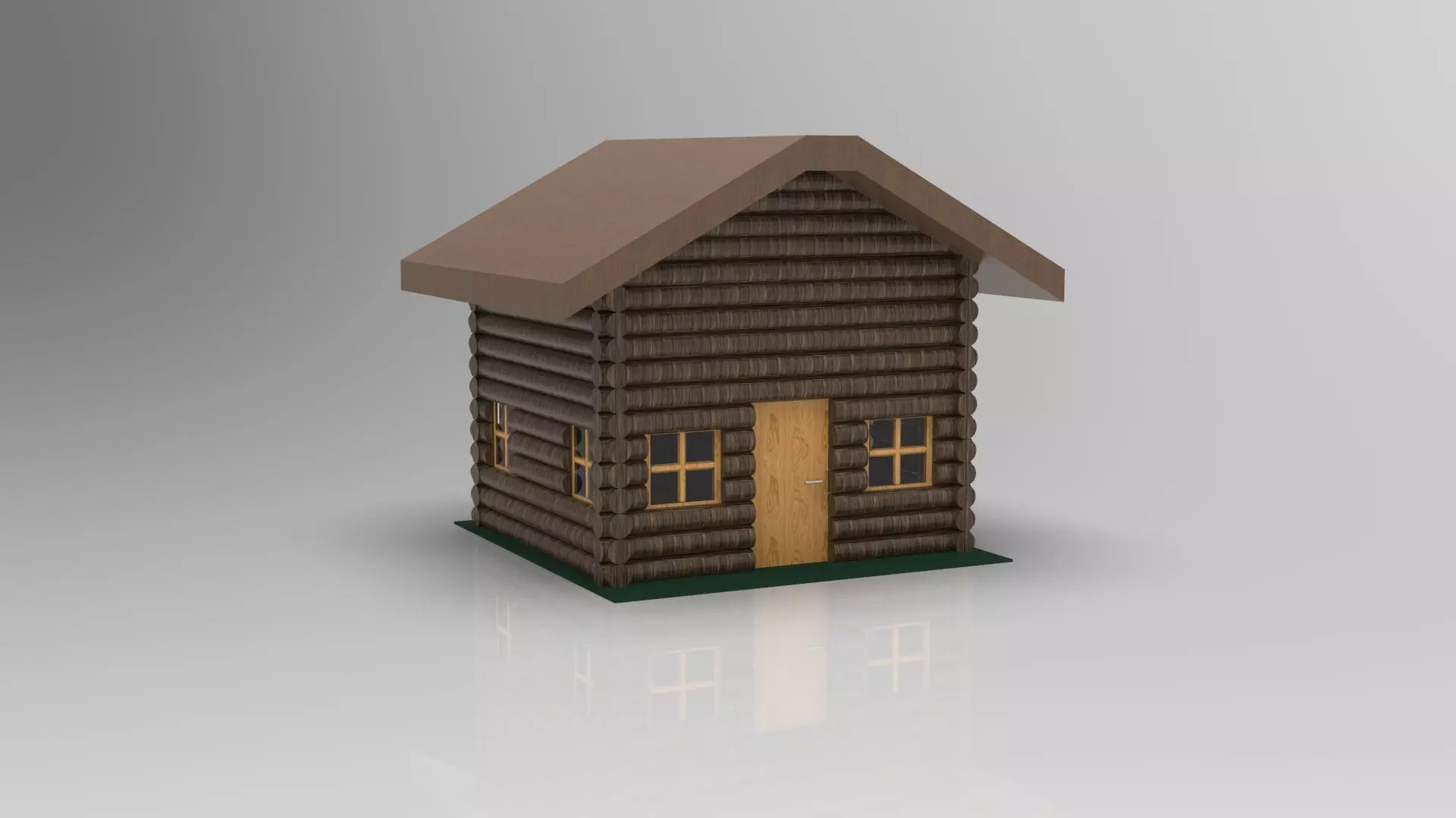 Log Cabin 3D print model_0