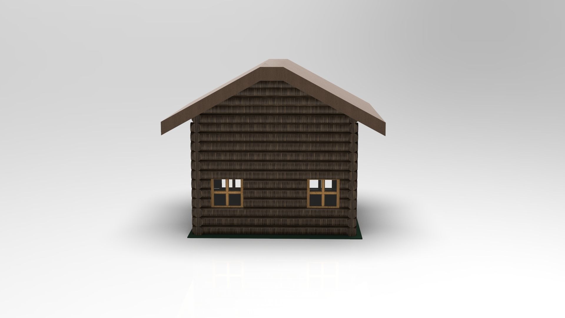 Log Cabin 3D print model_5