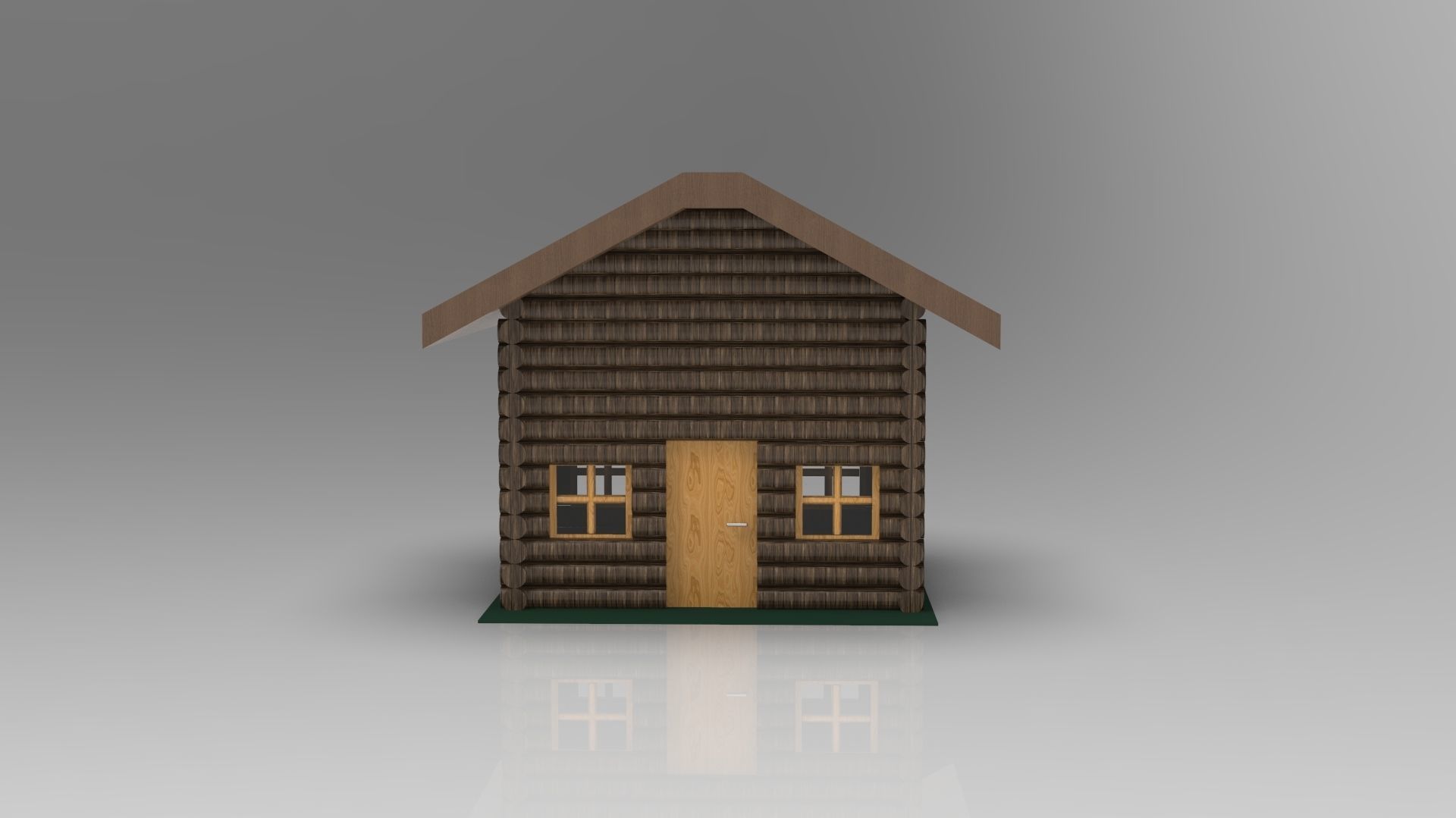 Log Cabin 3D print model_1