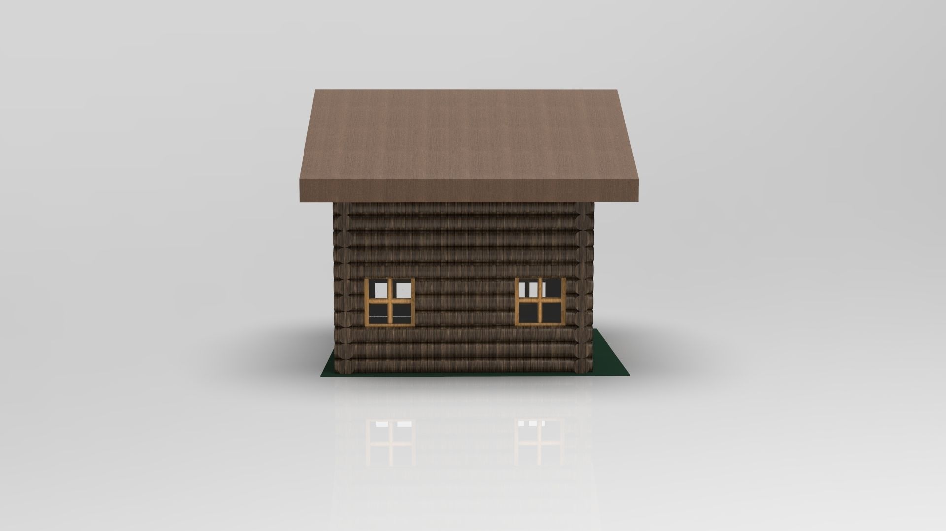 Log Cabin 3D print model_6