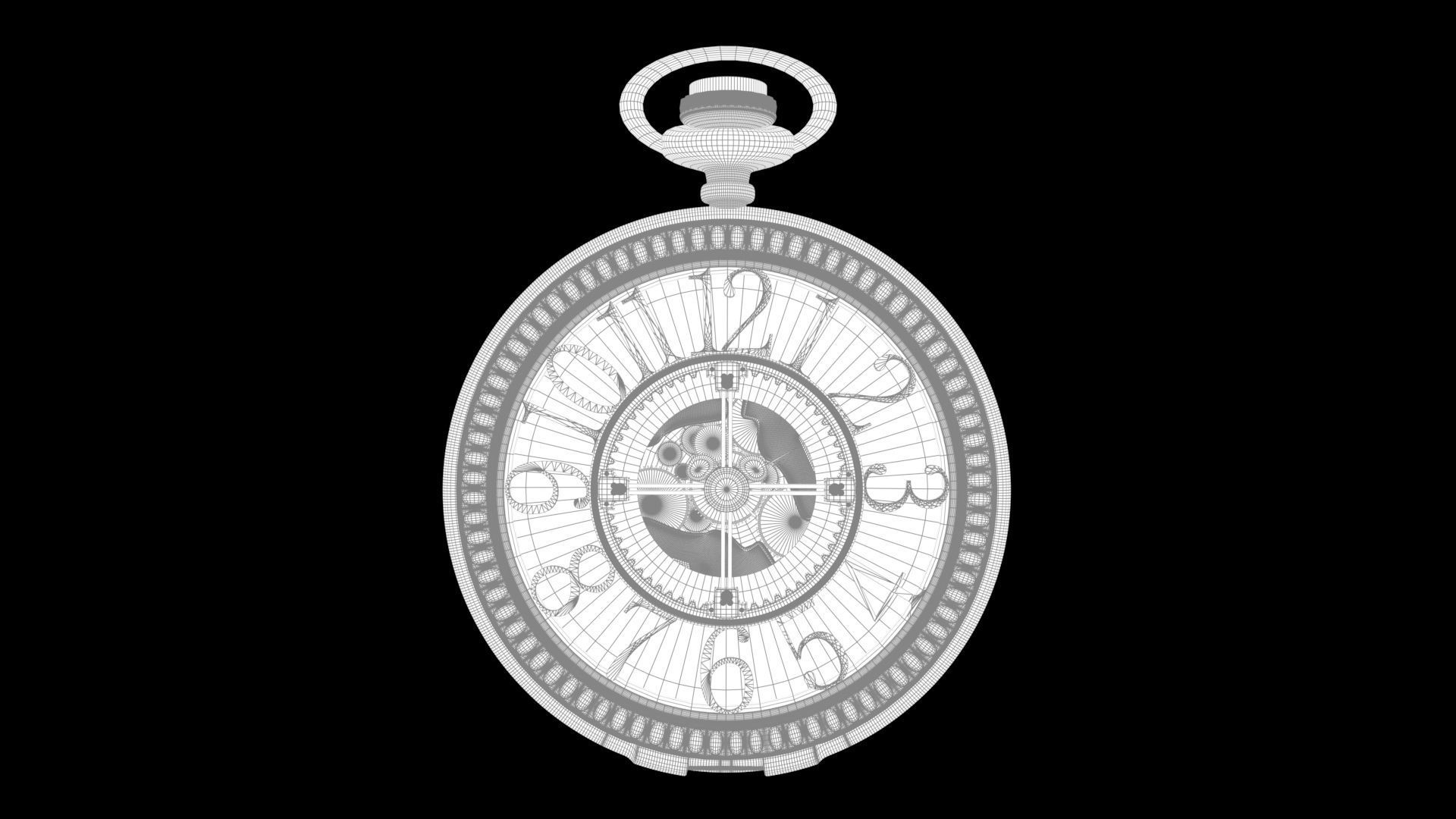 Pocket Watch - 3D model_5