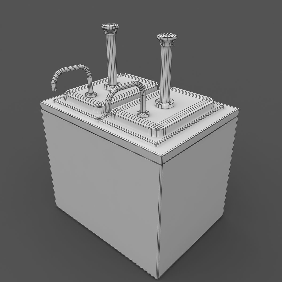 Condiment Dispenser 3D model_3