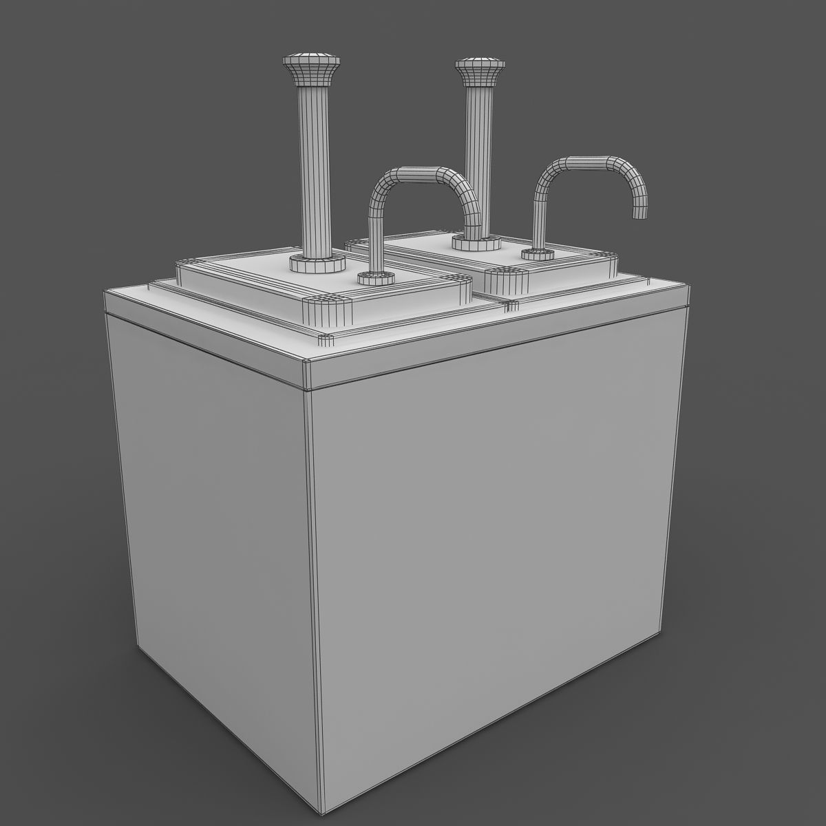  Condiment Dispenser 3D model_4