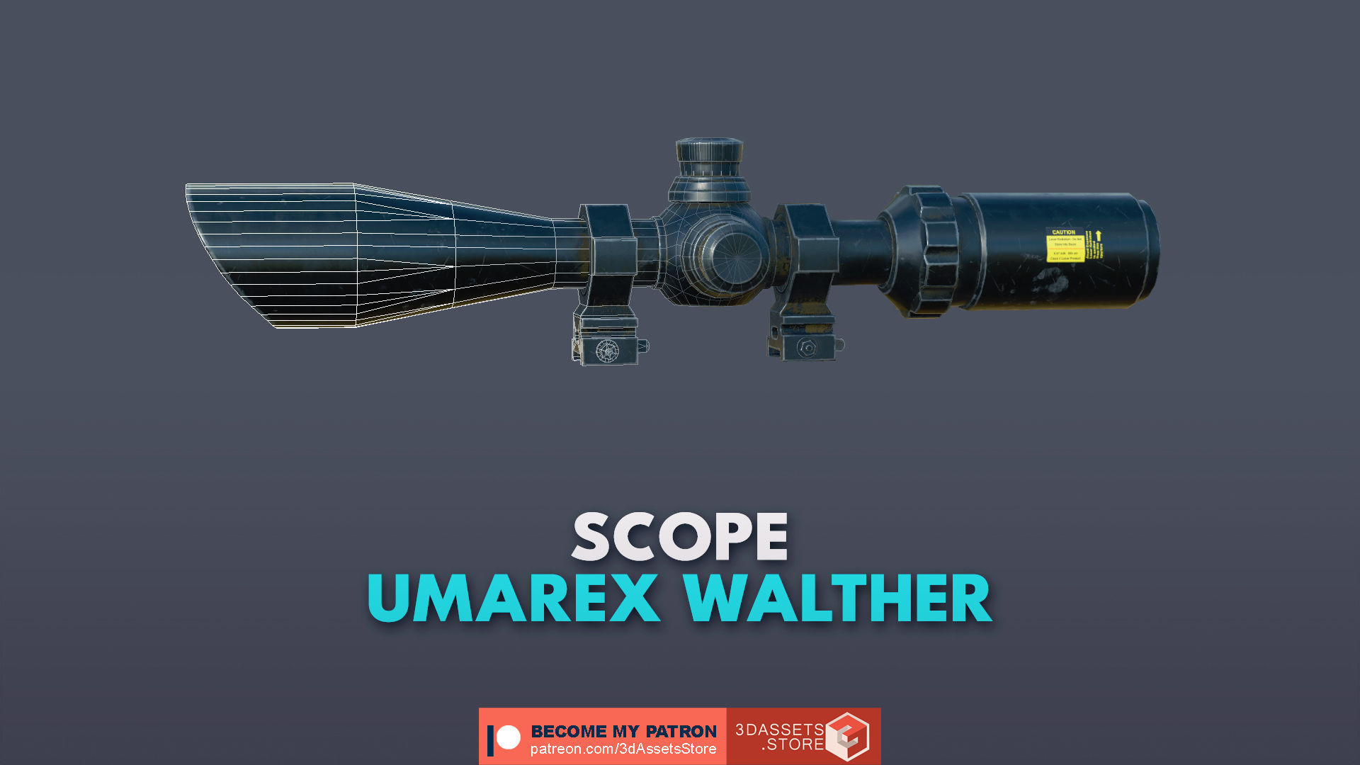 Weapon -  Scope Pack Bundle 3D Model Collection_2