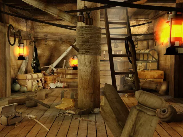 Warehouse piate ship  3D model_0