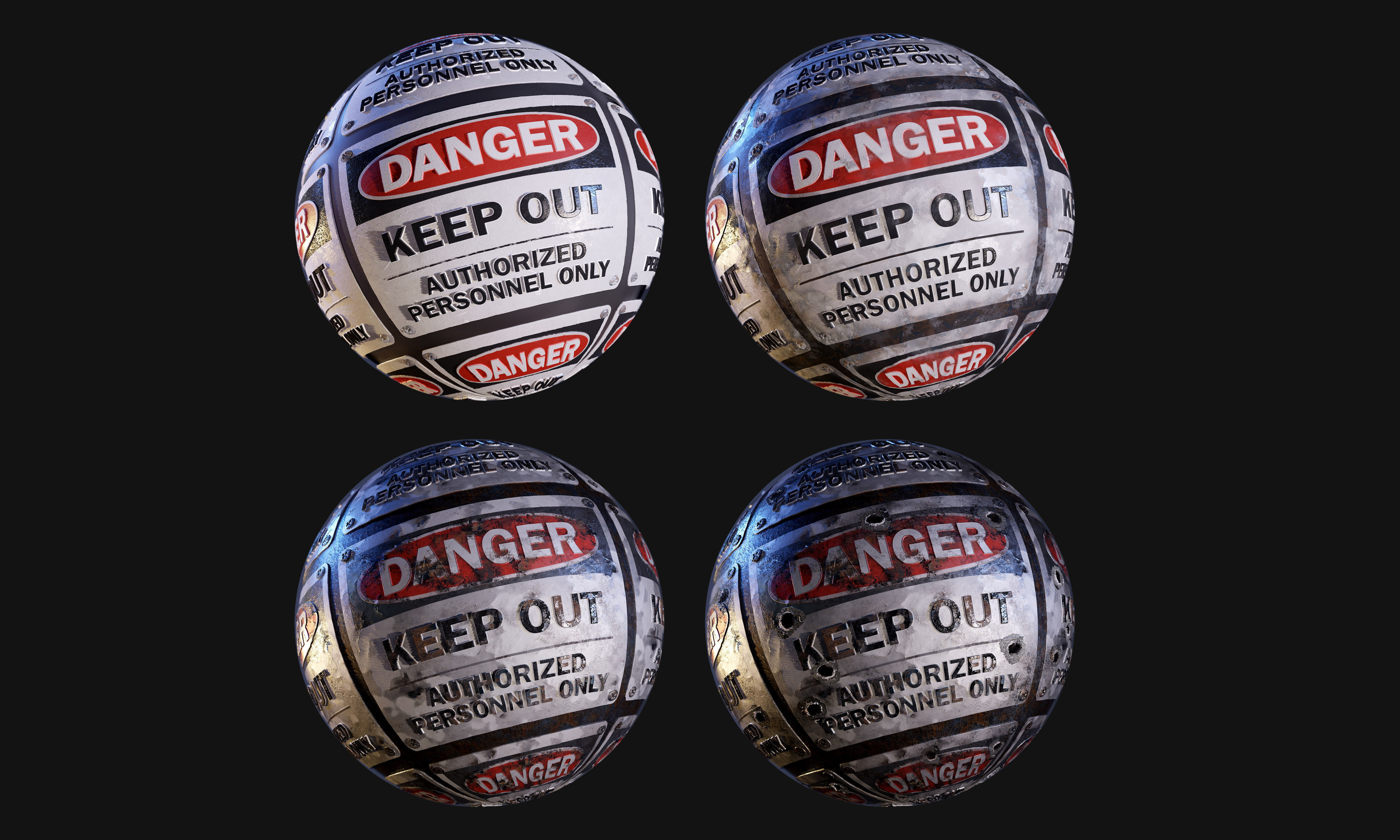 20 Signage Seamless PBR Textures Pack Texture_2