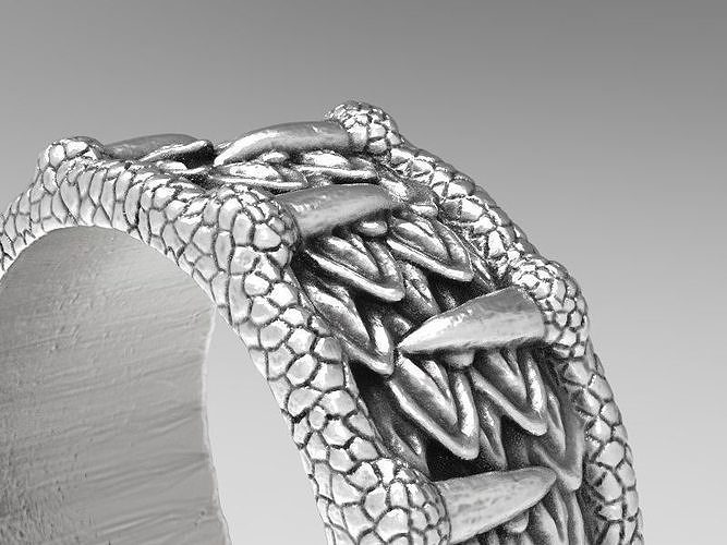 Dragon ring 3D print model